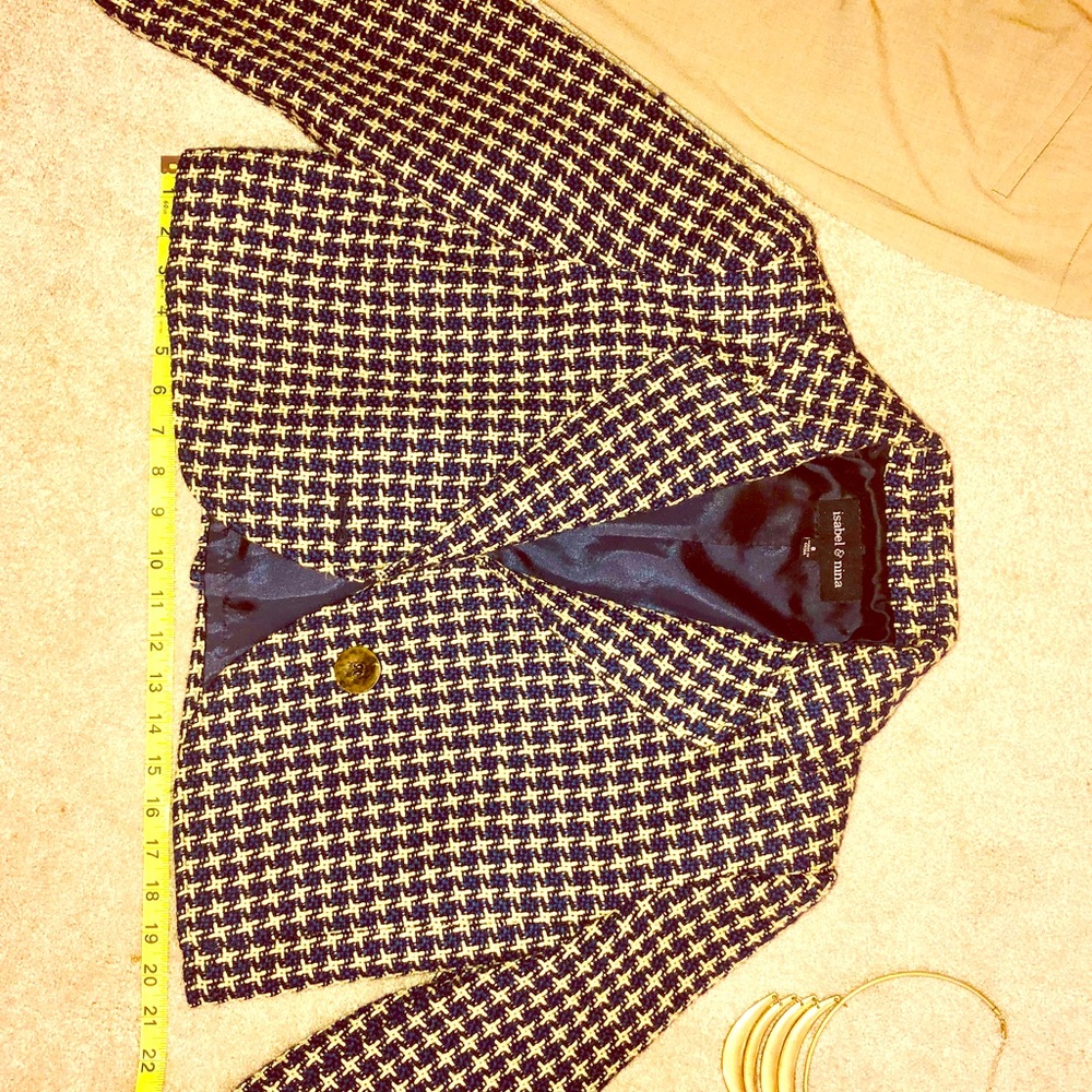 SOLD Unique cropped blazer Isabel &Nina sz 8